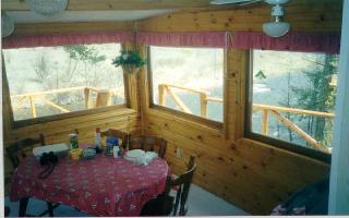 The dining room